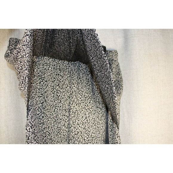 Madewell Layered Skirt Black with Cream Size 14 - Picture 4 of 4